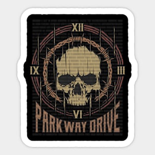 Parkway Drive Vintage Skull Sticker